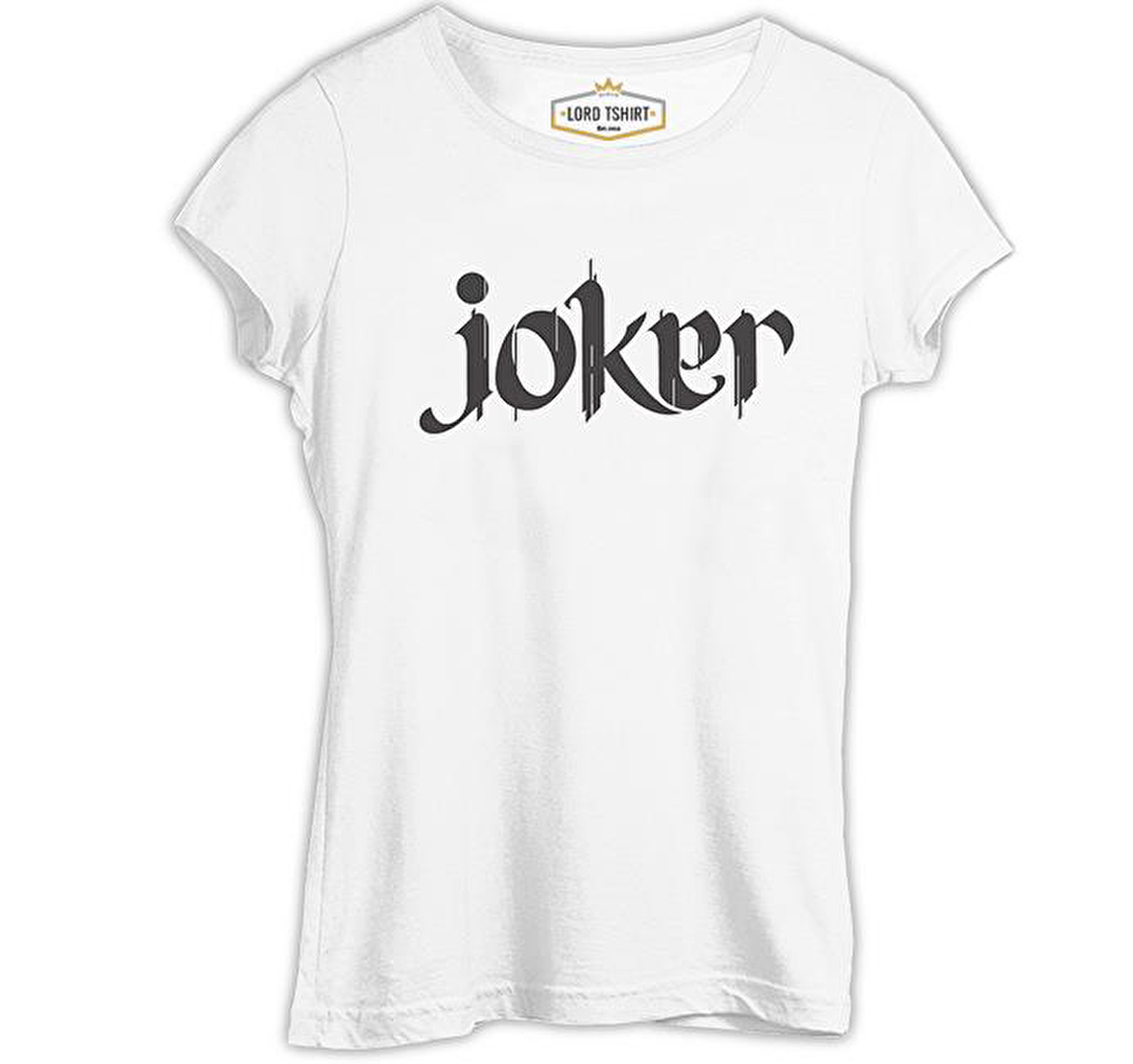 Joker - Write with Calligraphy Beyaz Kadın Tshirt