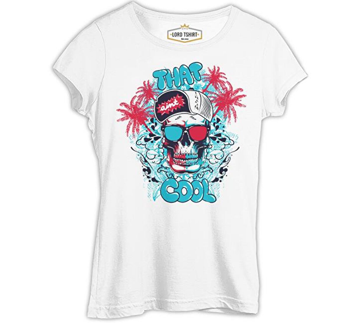 That Cool - Kurukafa Beyaz Bayan Tshirt
