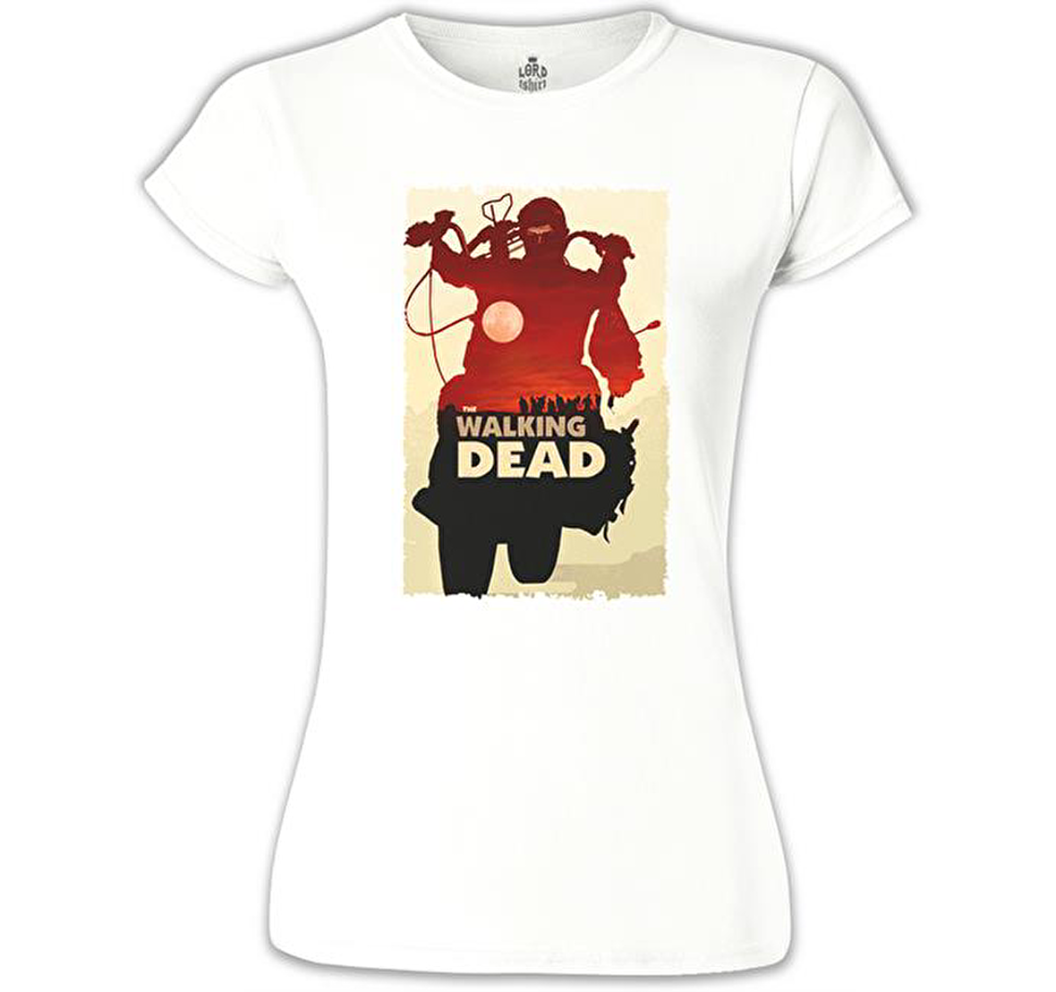 The Walking Dead 2 Beyaz Bayan Tshirt