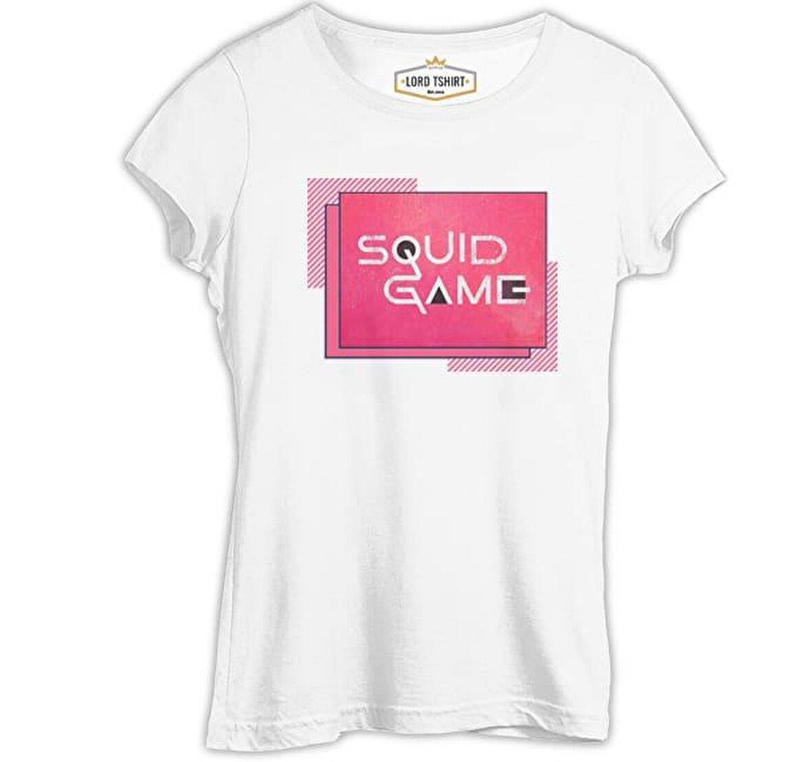 Squid Game - Logo Beyaz Kadın Tshirt