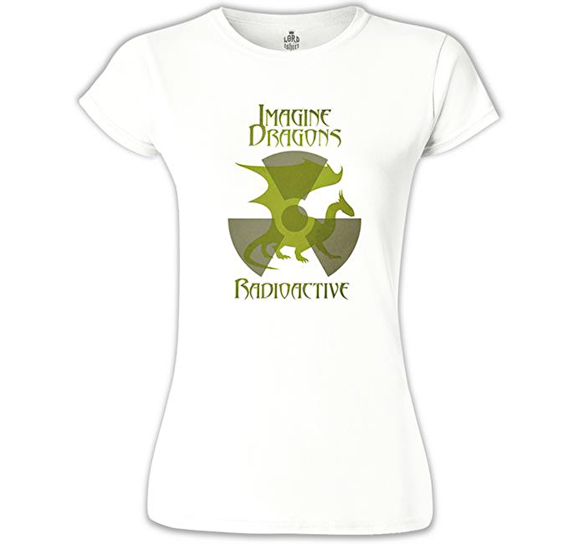 Imagine Dragons - Radioactive Beyaz Bayan Tshirt