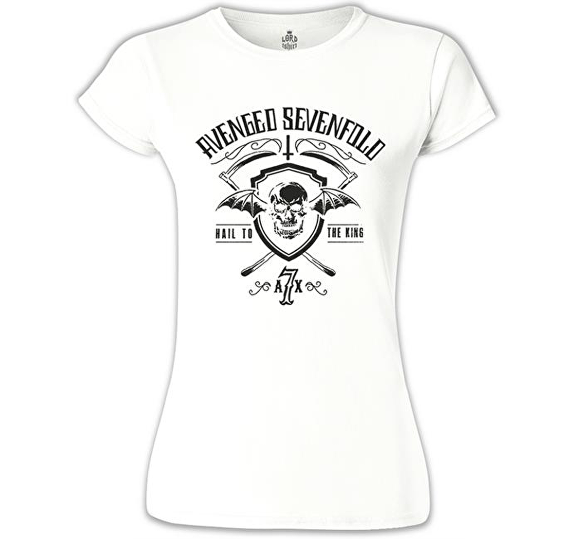 Avenged Sevenfold - Hail to the King Beyaz Bayan Tshirt