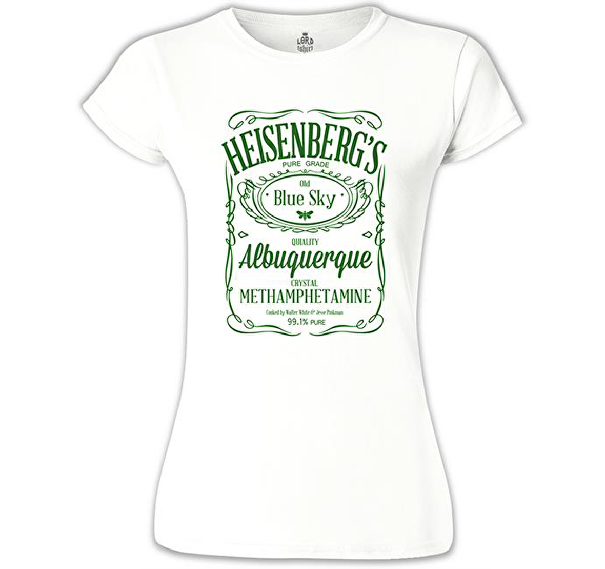 Breaking Bad - Heisenberg's Beyaz Bayan Tshirt