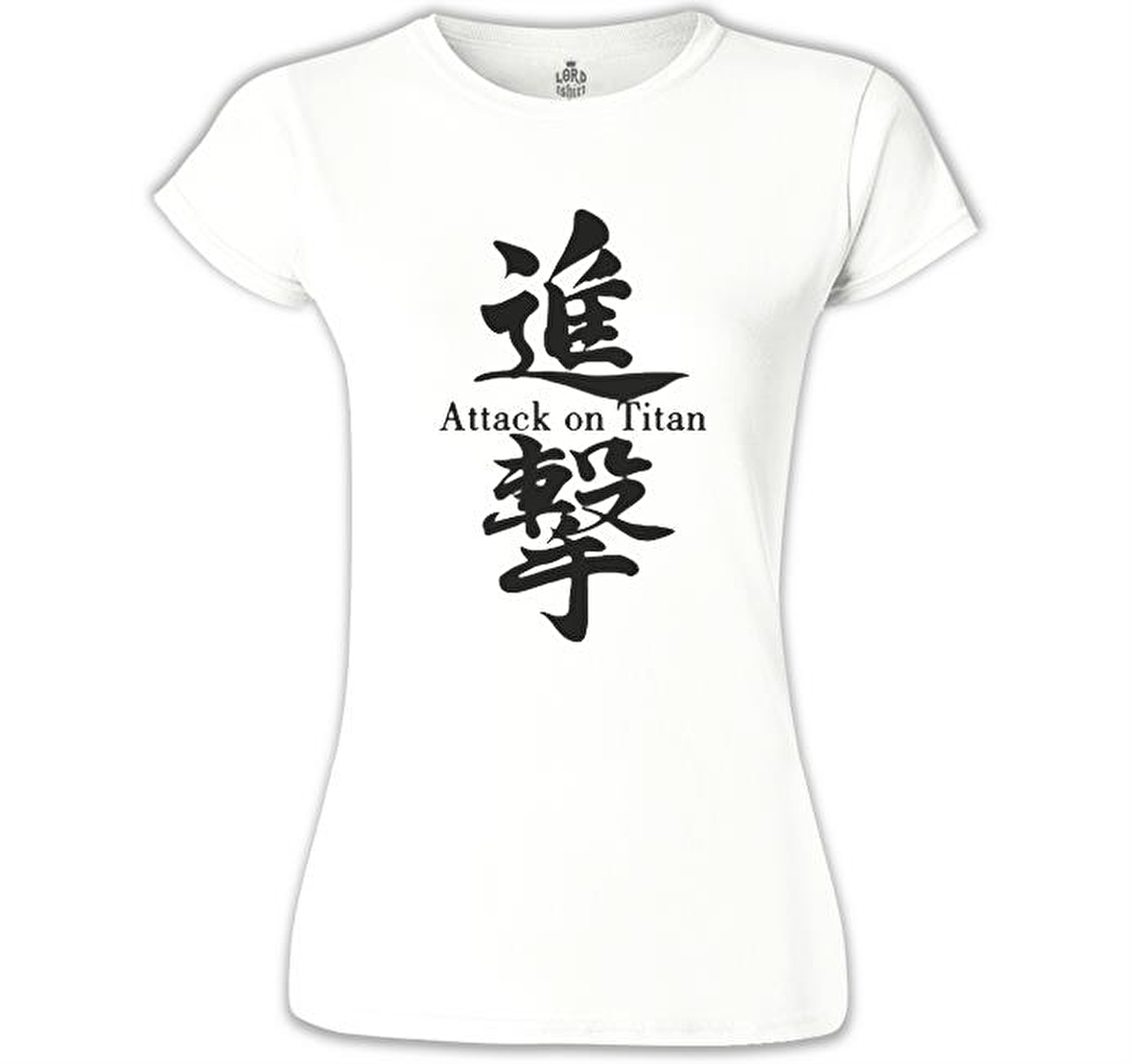 Attack on Titan - Sign Beyaz Bayan Tshirt