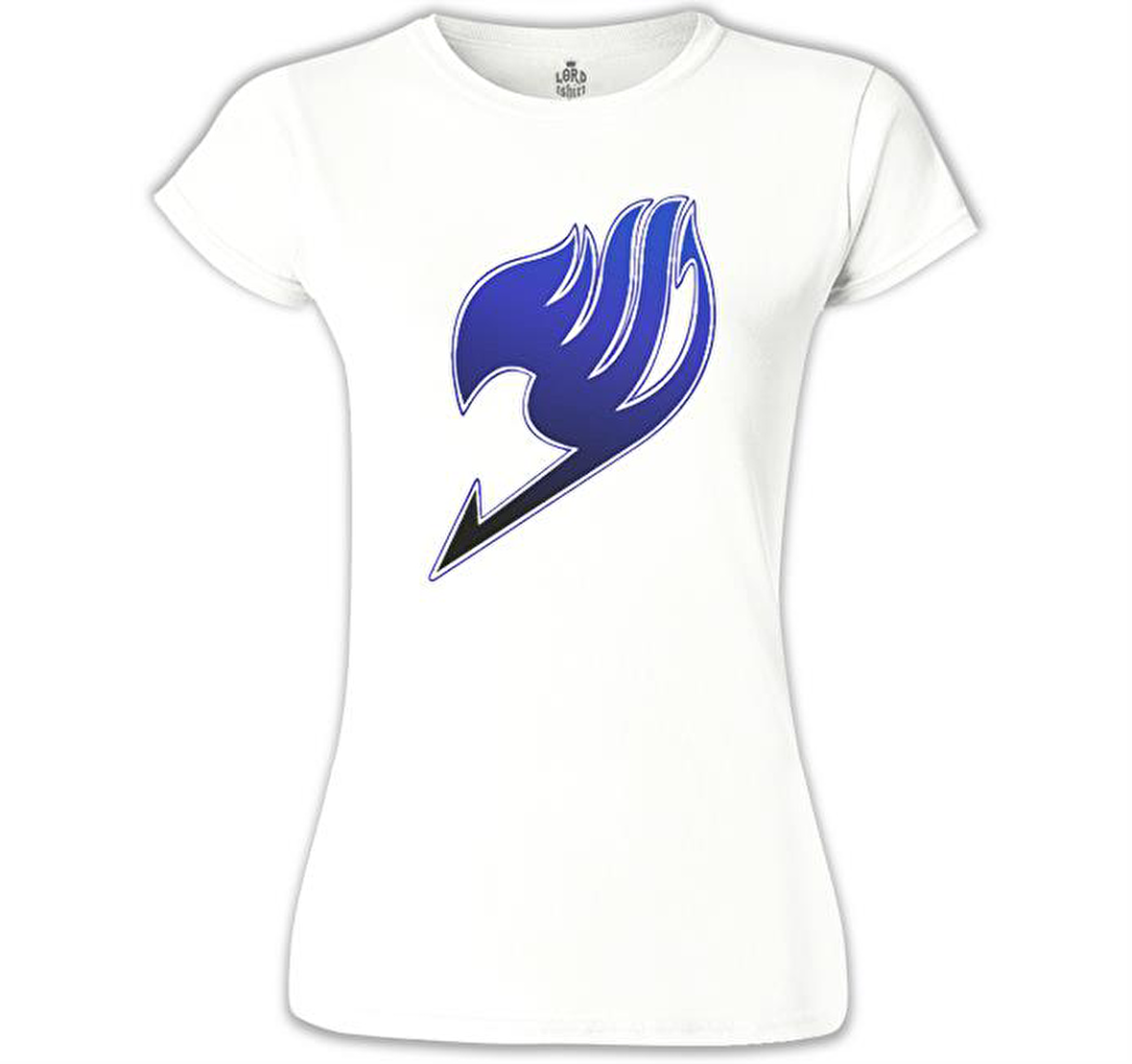 Fairy Tail - Logo Beyaz Bayan Tshirt