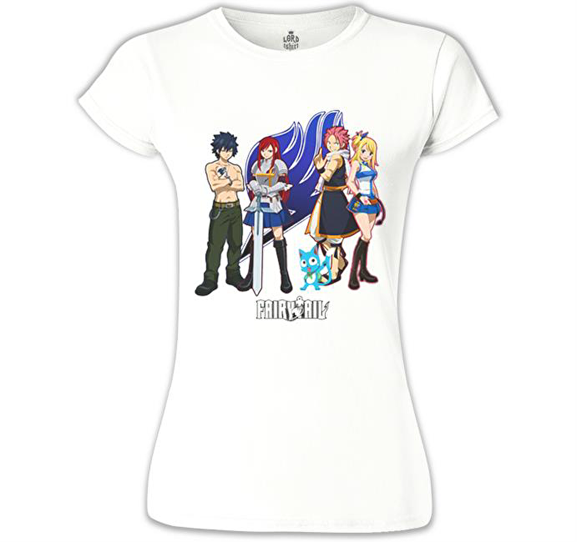 Fairy Tail 2 Beyaz Bayan Tshirt
