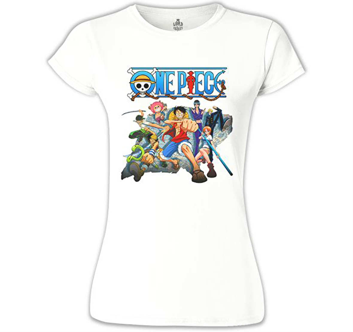 One Piece 2 Beyaz Bayan Tshirt