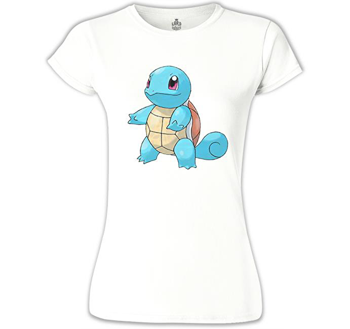 Pokemon - Squirtle Beyaz Bayan Tshirt