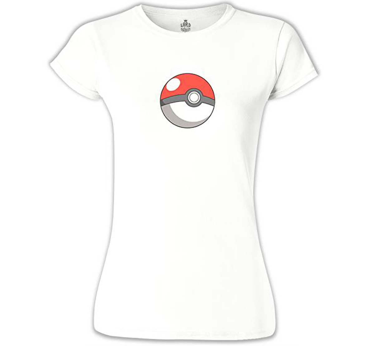Pokemon - Pokeball Beyaz Bayan Tshirt