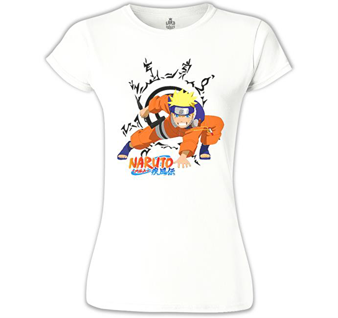 Naruto Beyaz Bayan Tshirt