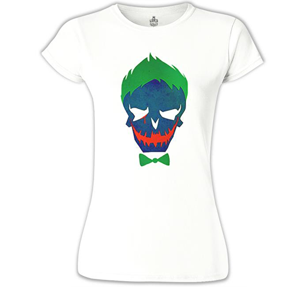 Suicide Squad - Joker Beyaz Bayan Tshirt