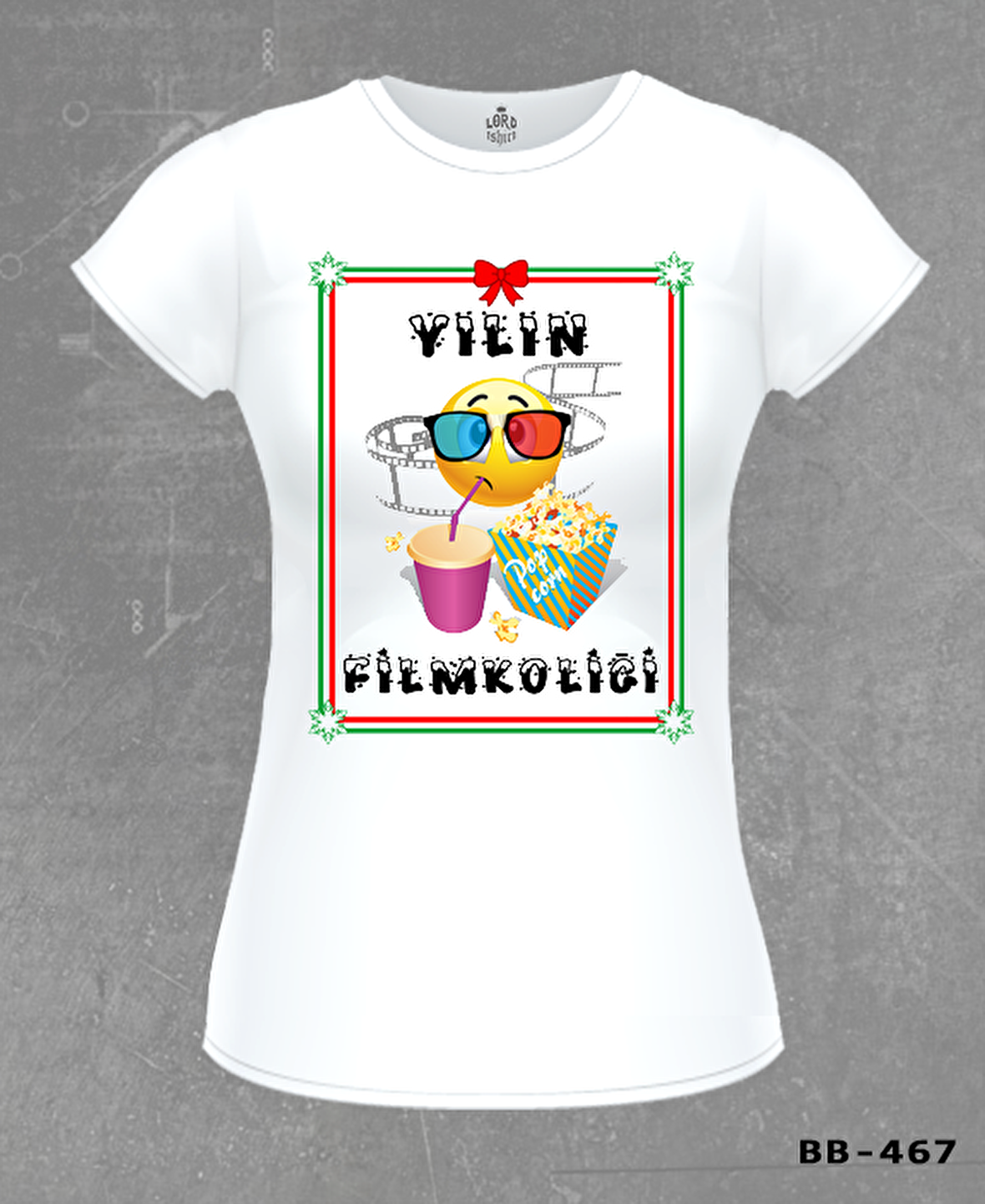 Yılın Filmkoliği Beyaz Kadın Tshirt