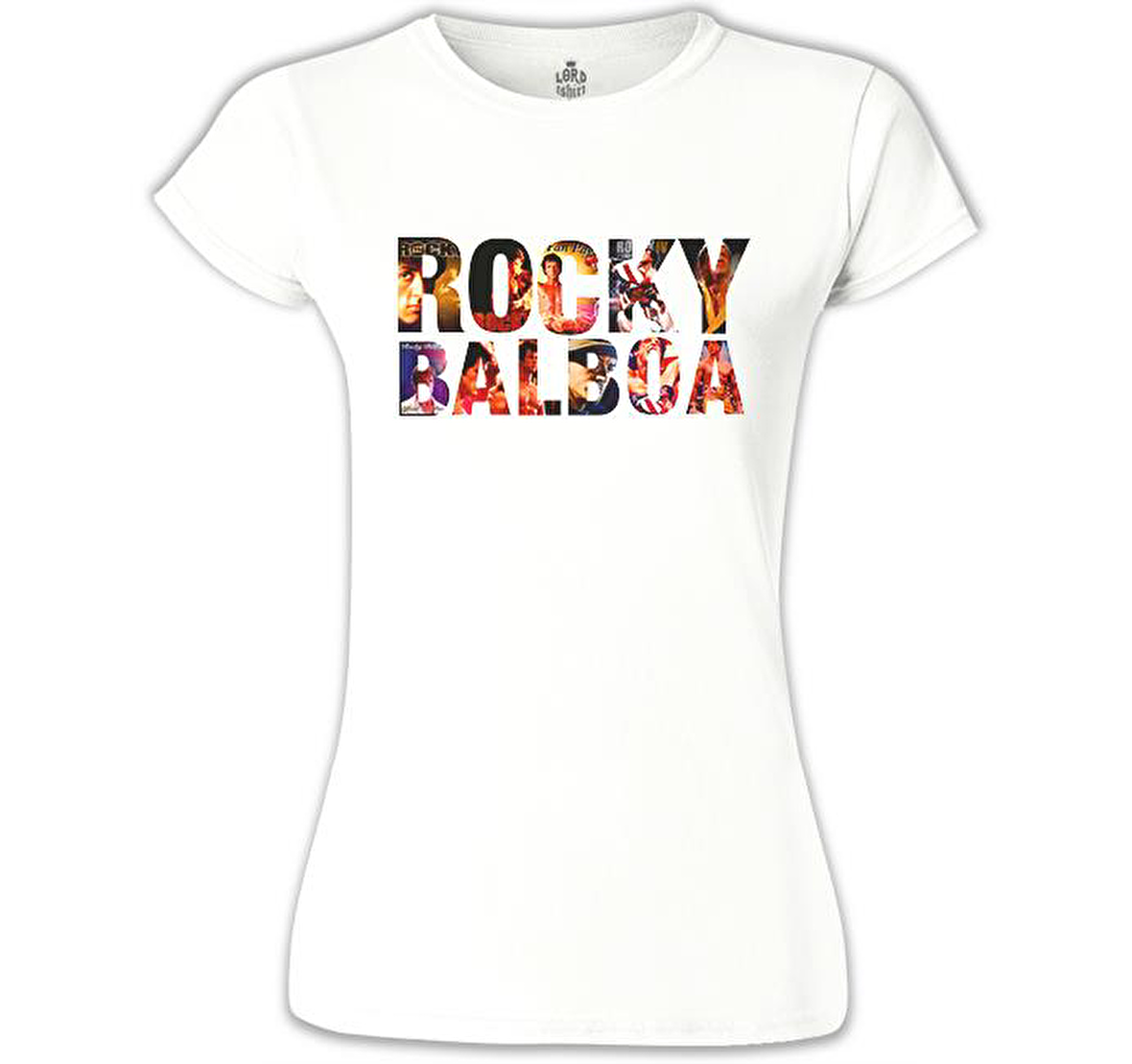 Rocky Balboa - Sylvester Stallone Beyaz Bayan Tshirt