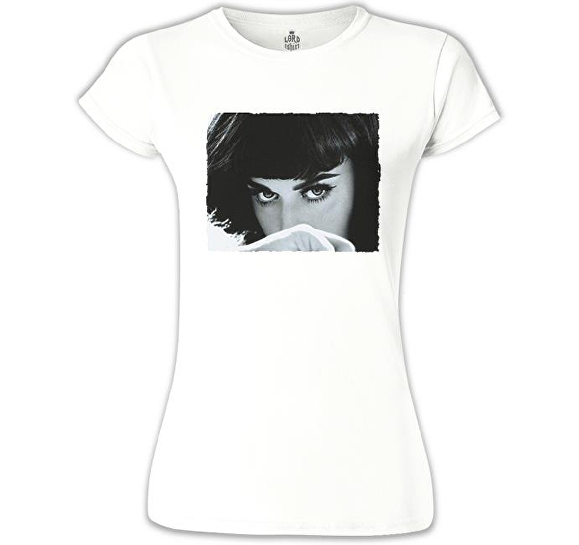 Katy Perry - It's Black Beyaz Bayan Tshirt