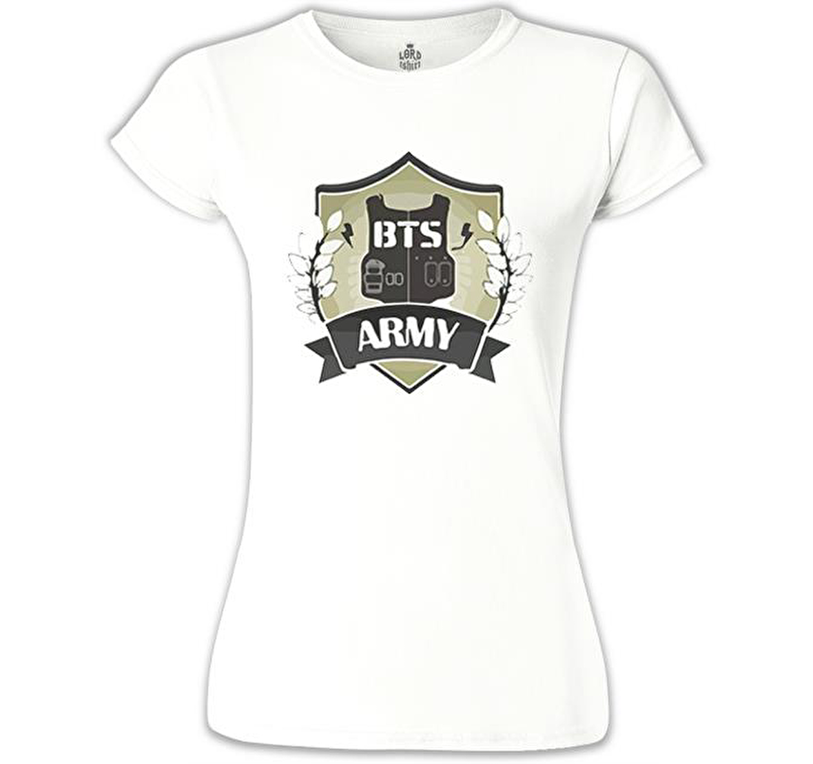 BTS - Army Arma Beyaz Kadın Tshirt