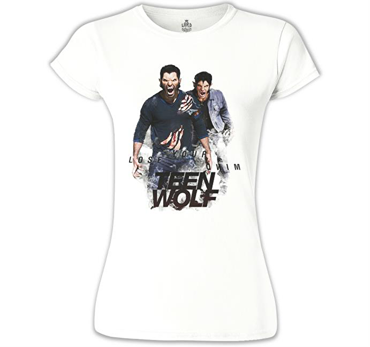 Teen Wolf - Lose Your Mind Beyaz Bayan Tshirt
