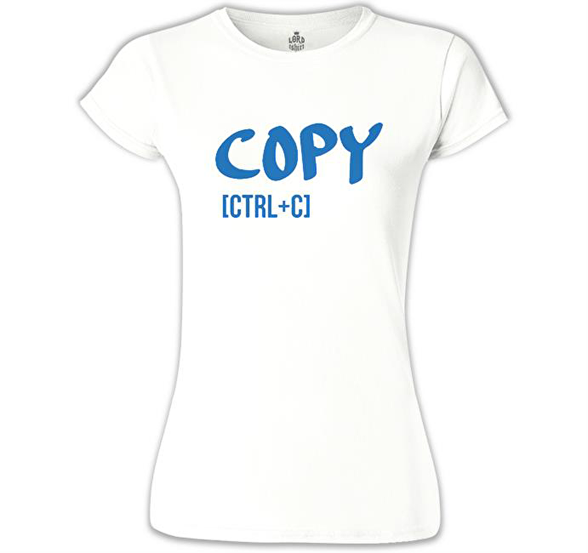 Baba / Anne Copy - Ctrl+C Beyaz Bayan Tshirt