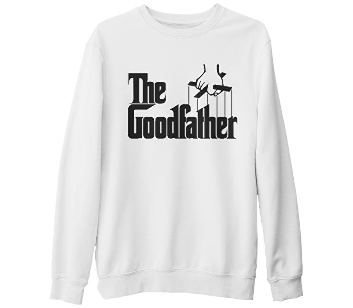 The Goodfather Beyaz Kalın Sweatshirt
