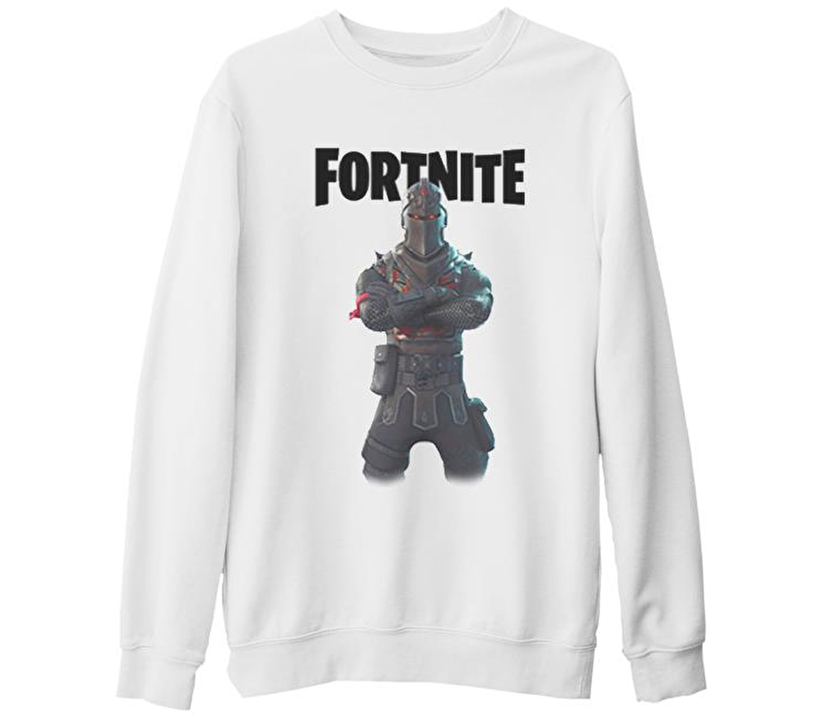 Fortnite - Chevalier Beyaz Kalın Sweatshirt