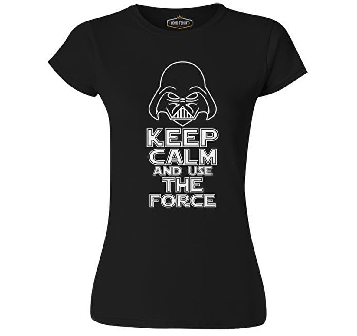 Star Wars - Use the Force Siyah Bayan Tshirt