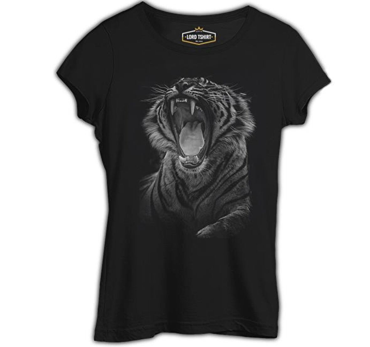 Roar - Kaplan Siyah Bayan Tshirt