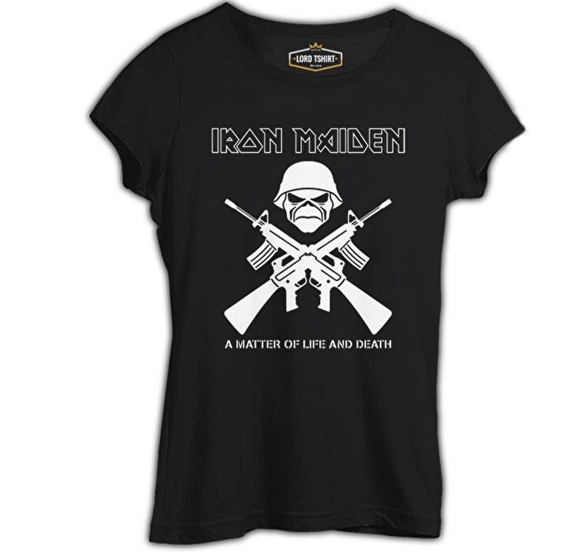 Iron Maiden - A Matter of Life and Death Siyah Bayan Tshirt
