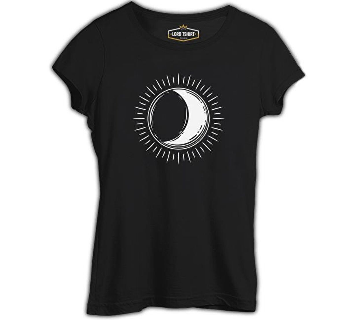 Full Sun Half Moon Siyah Bayan Tshirt