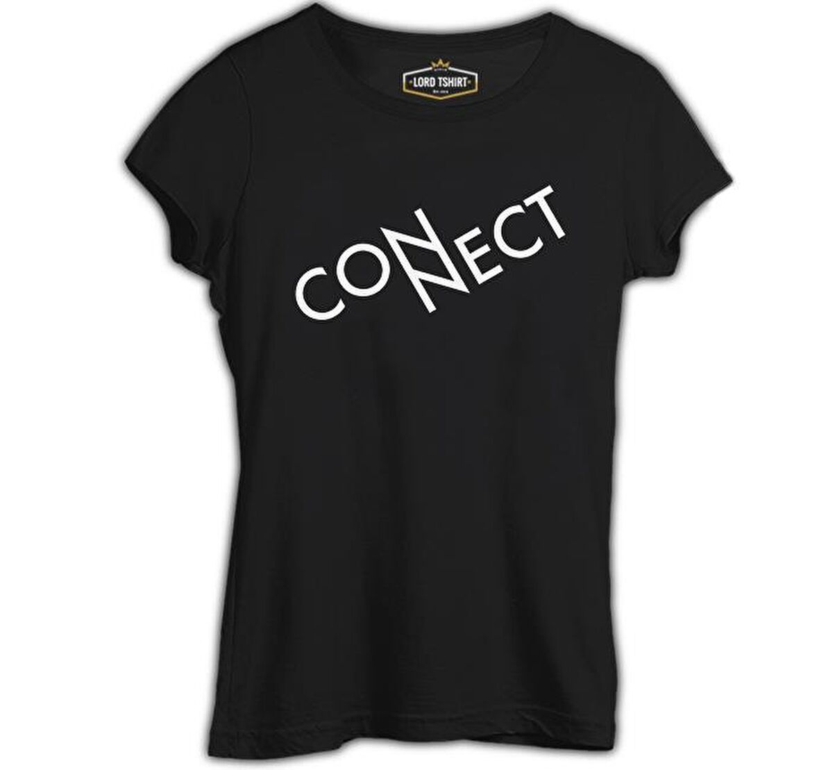 Connect with N Siyah Bayan Tshirt
