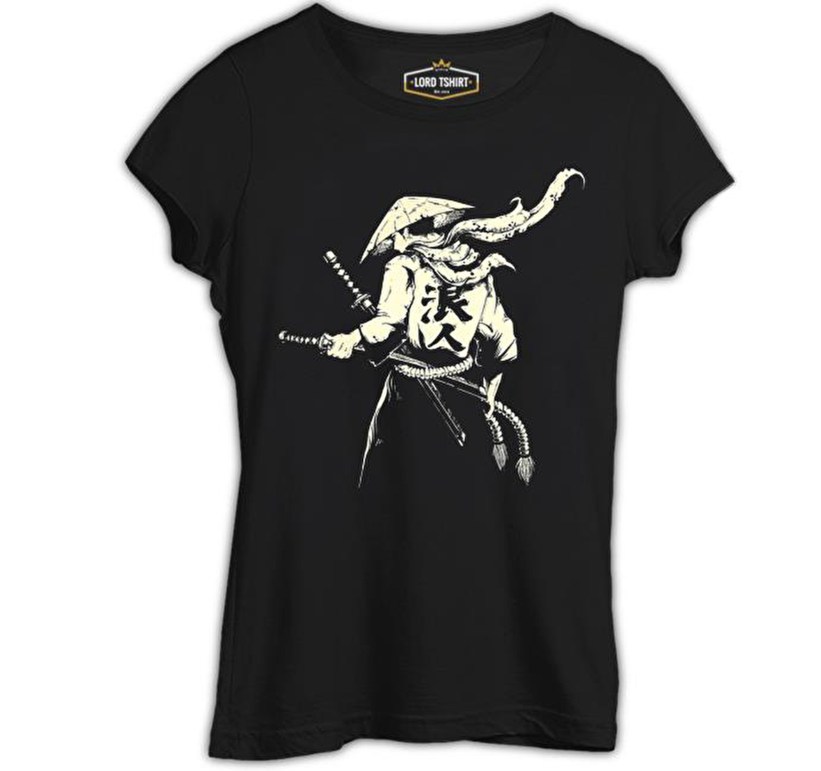 Samuray - Sword Siyah Bayan Tshirt