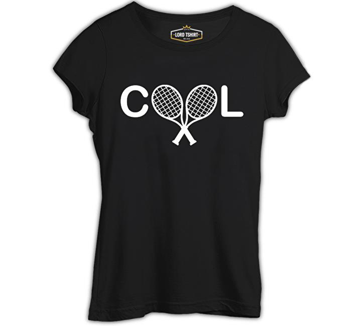 Tenis - Cool Siyah Bayan Tshirt