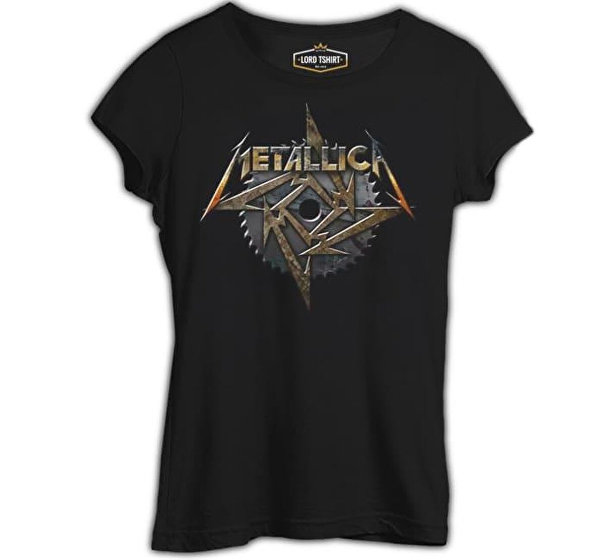 Metallica - Saw Blade Siyah Bayan Tshirt