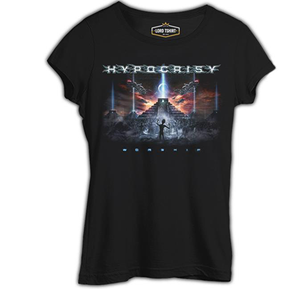 Hypocrisy - Worship Siyah Bayan Tshirt