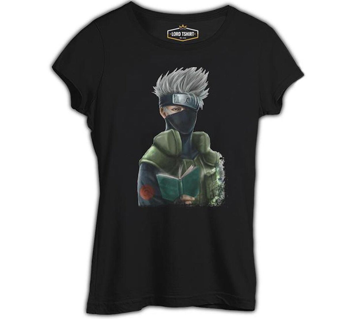 Naruto - Kakashi Siyah Kadın Tshirt