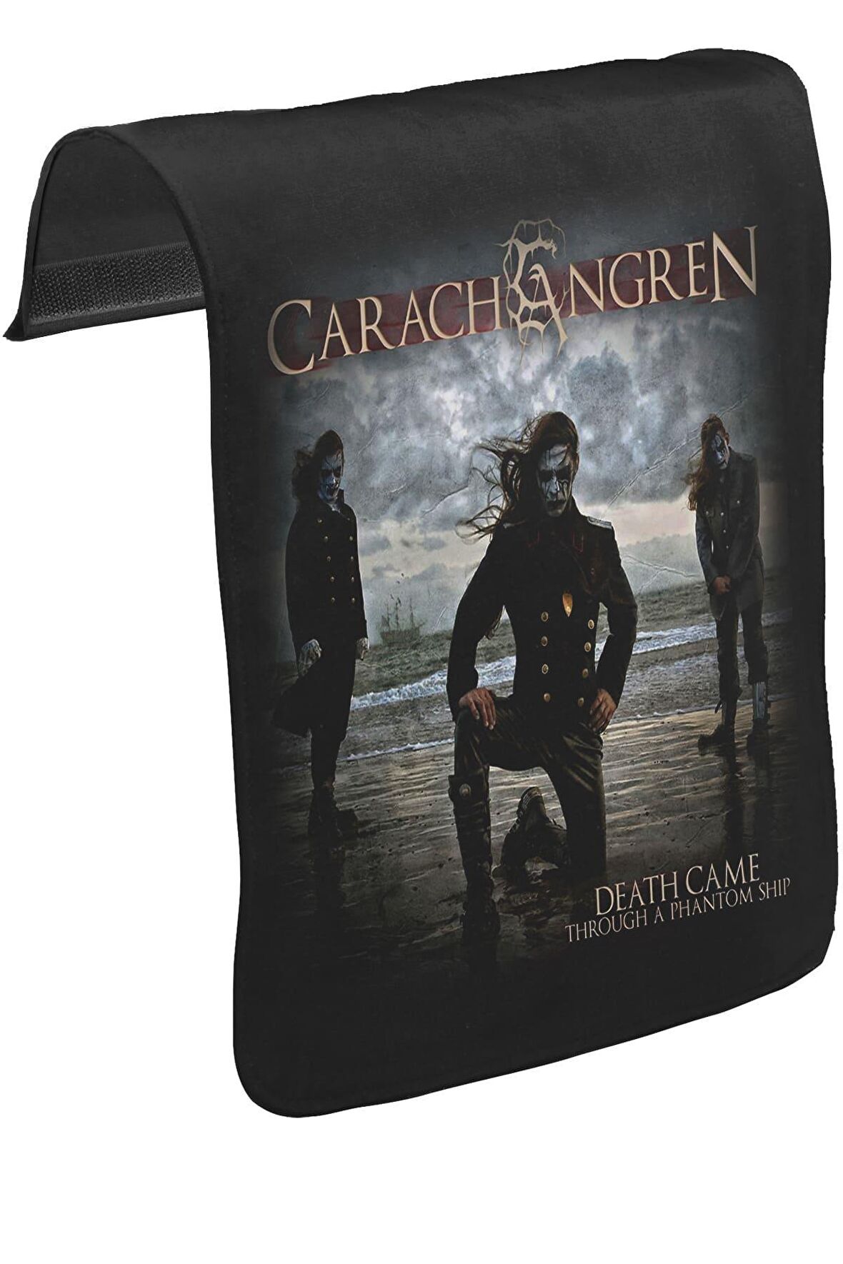 Carach Angren - Phantom Ship Unisex Siyah Tak-Çıkar Postacı Çanta Kapağı CK-1006