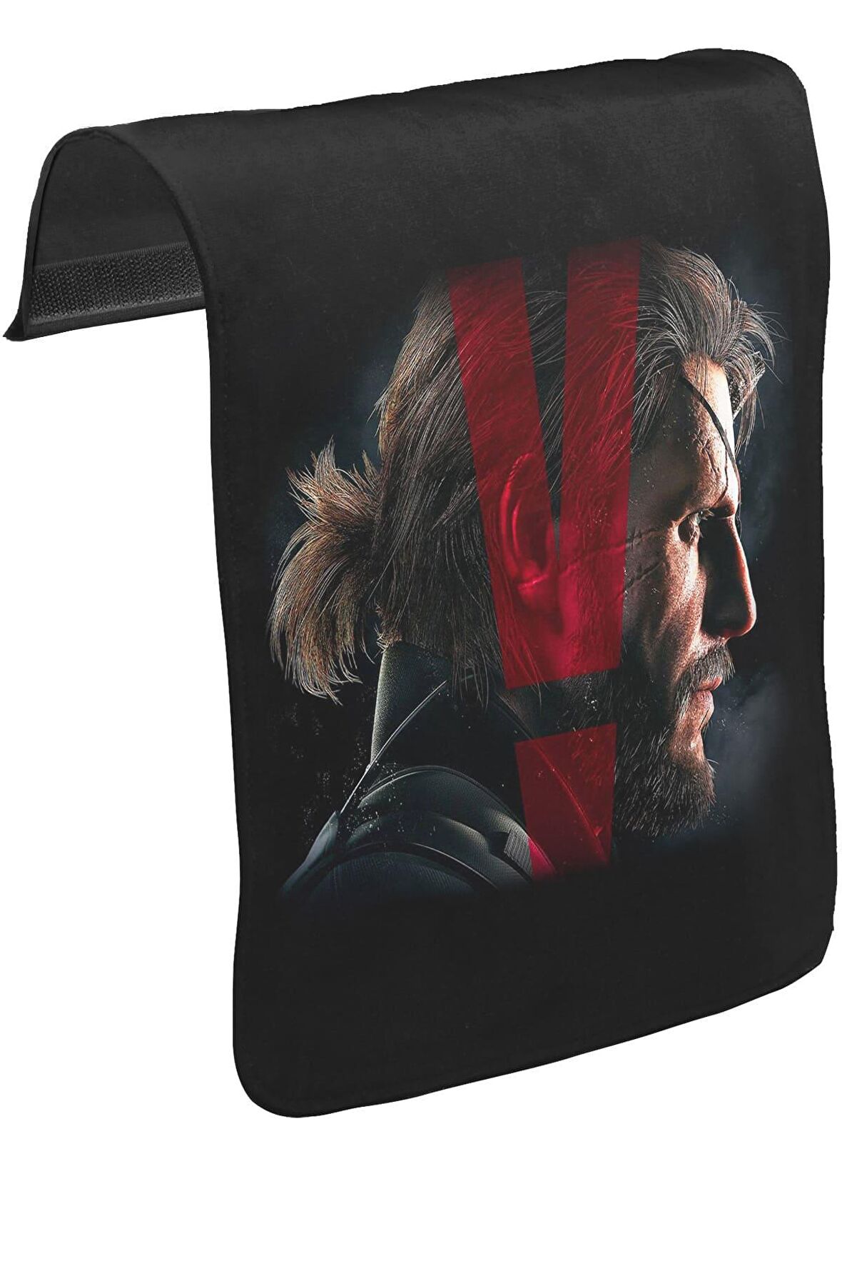 Metal Gear Solid V - The Phantom Pain Unisex Siyah Tak-Çıkar Postacı Çanta Kapağı CK-1012
