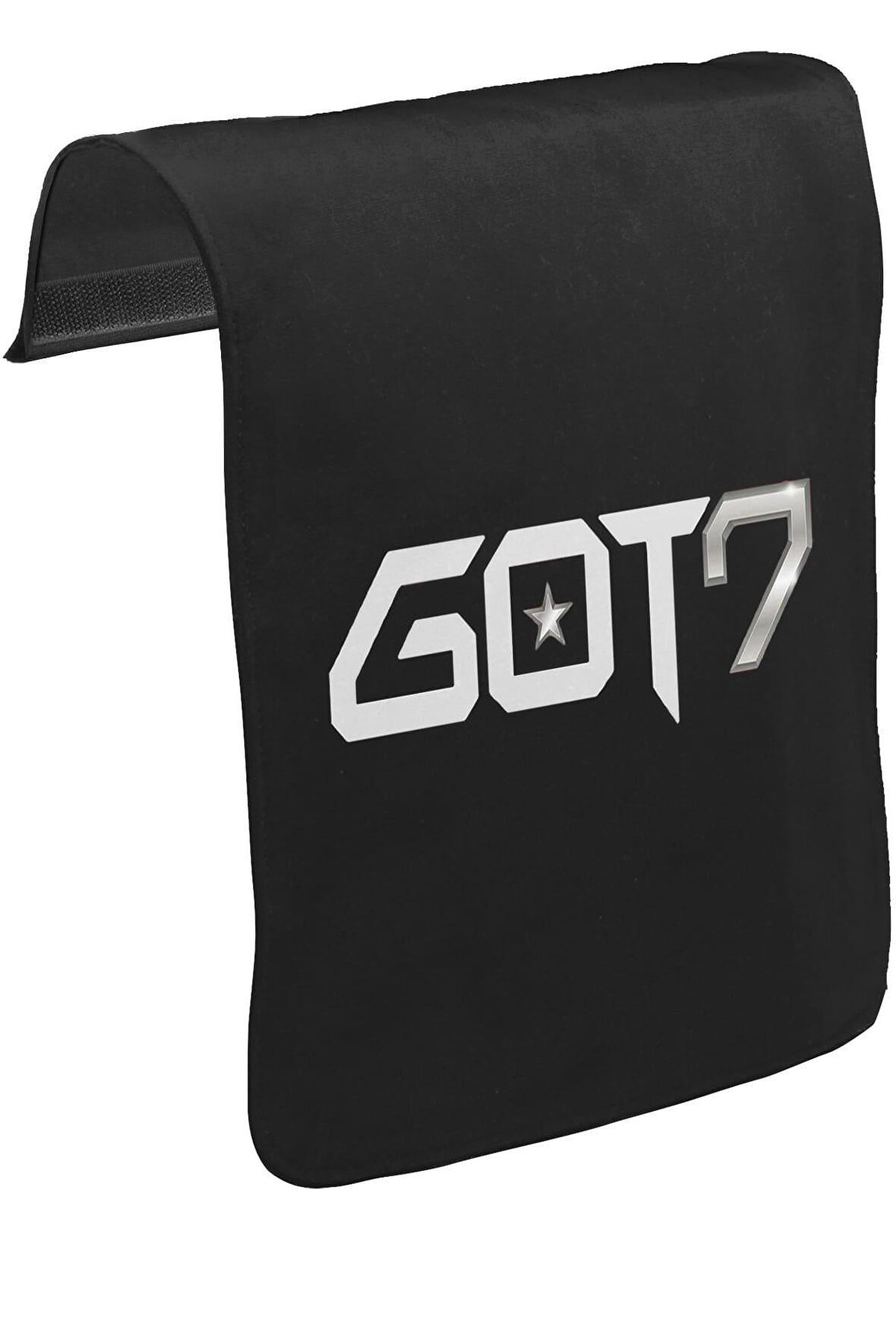 GOT7 - Logo Unisex Siyah Tak-Çıkar Postacı Çanta Kapağı CK-1050