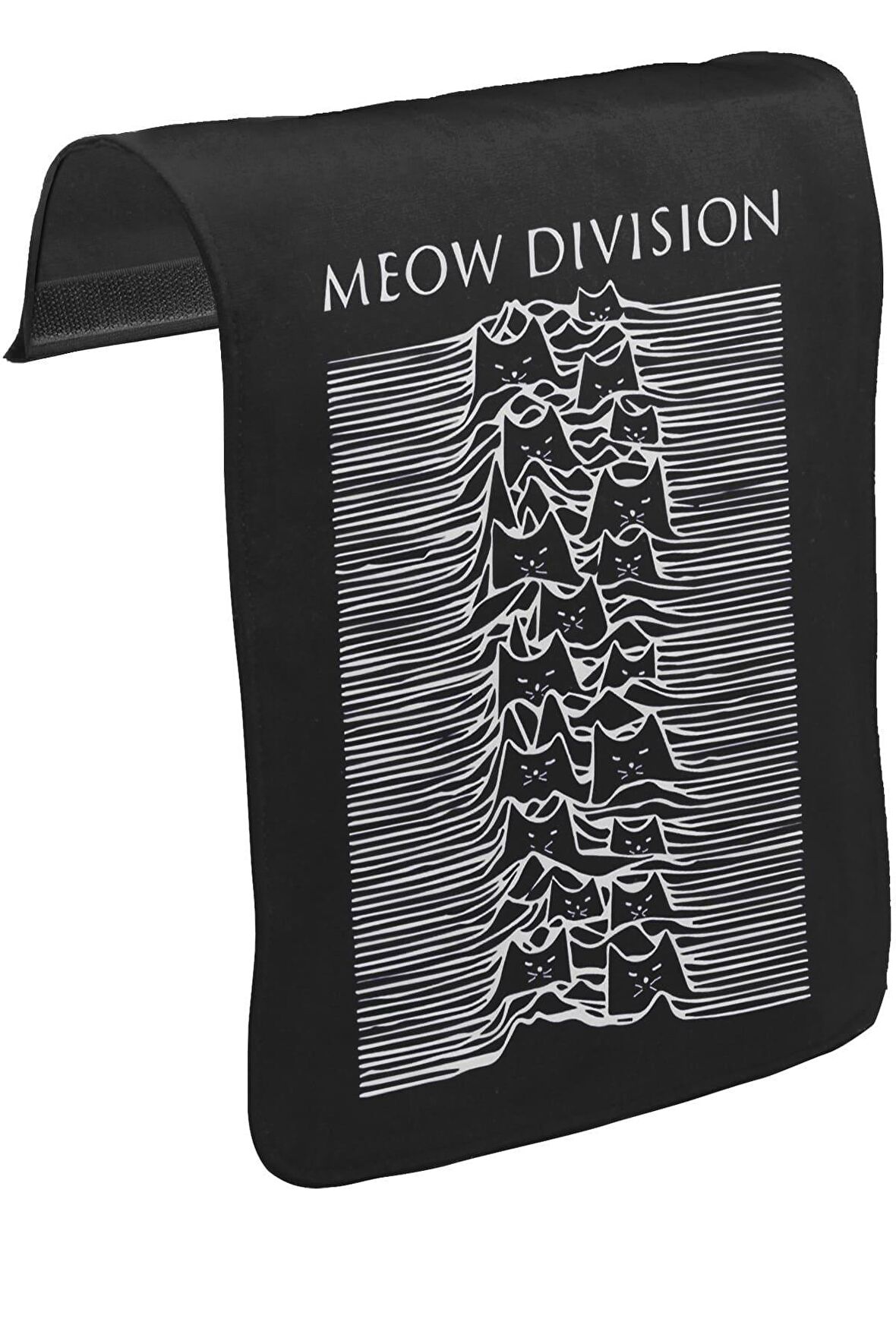 Meow Division Unisex Siyah Tak-Çıkar Postacı Çanta Kapağı CK-1058