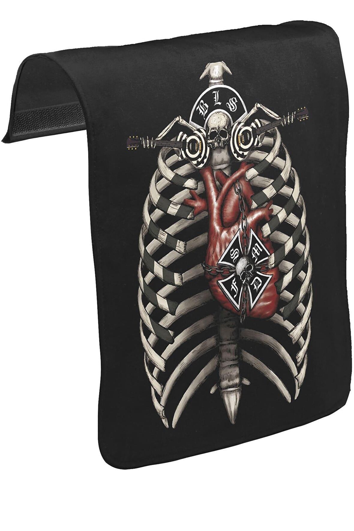 Black Label Society Unisex Siyah Tak-Çıkar Postacı Çanta Kapağı CK-106