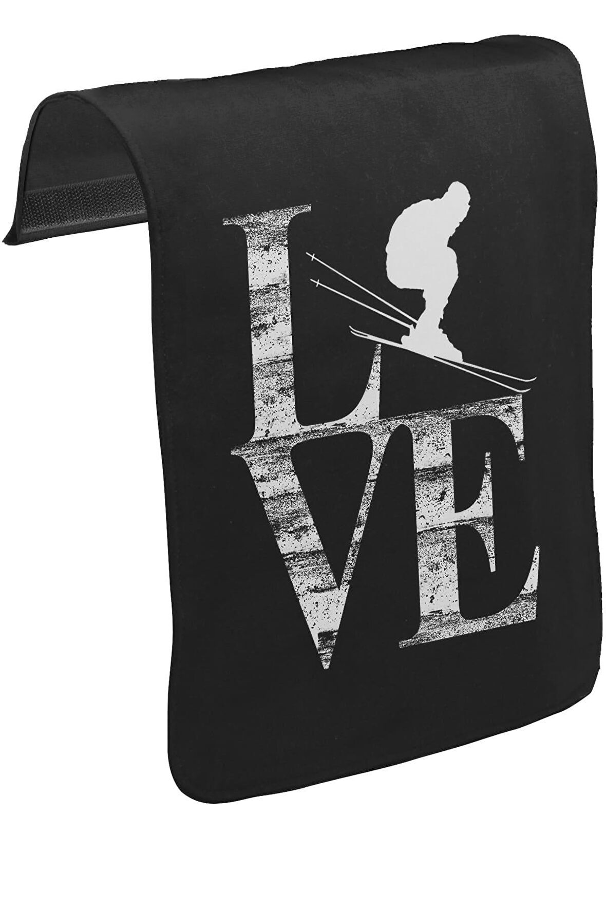 Love - Kayak Unisex Siyah Tak-Çıkar Postacı Çanta Kapağı CK-1090