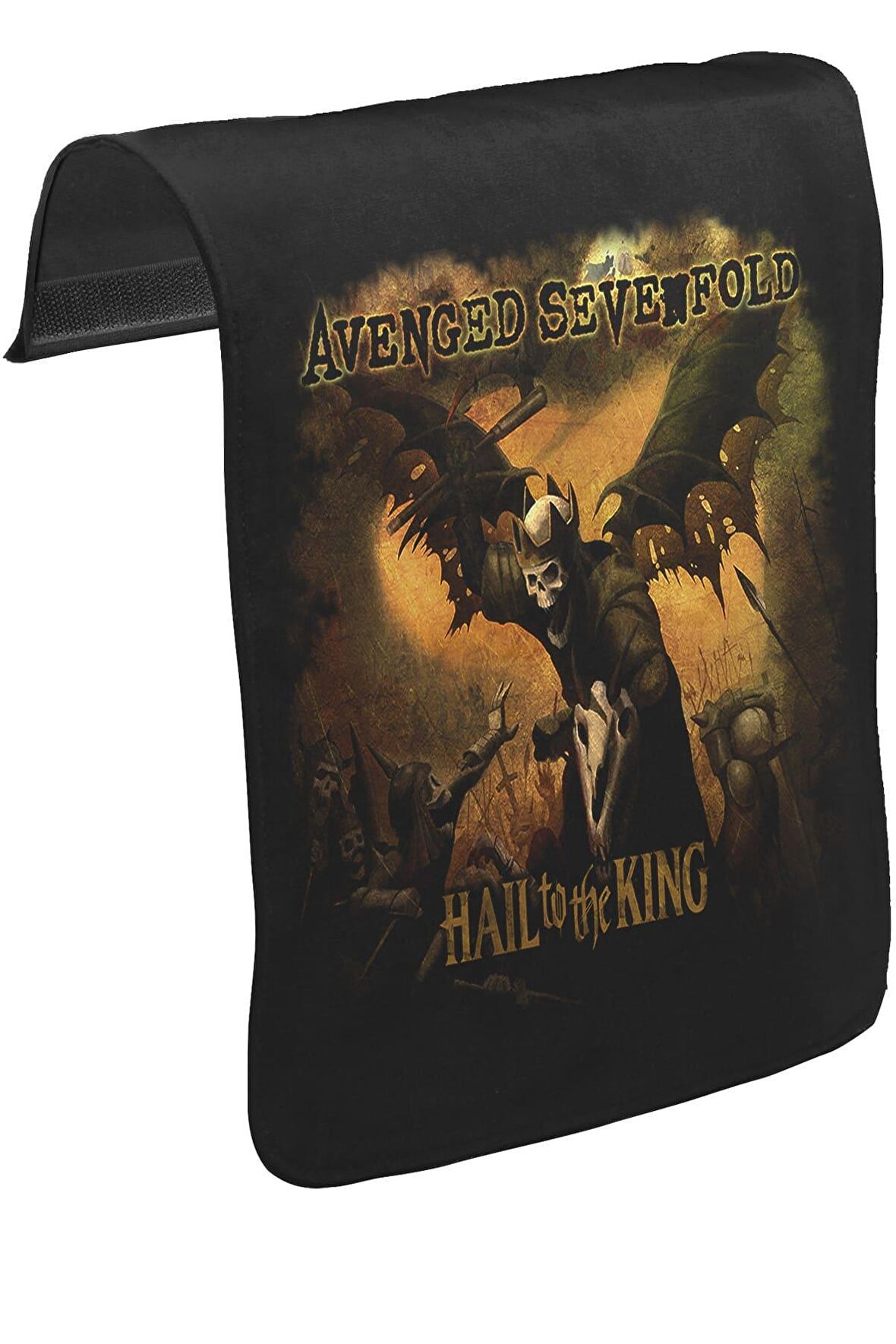 Avenged Sevenfold - Hail to the King Unisex Siyah Tak-Çıkar Postacı Çanta Kapağı CK-11
