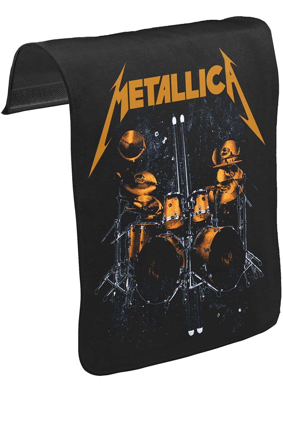 Metallica - Sticks Unisex Siyah Tak-Çıkar Postacı Çanta Kapağı CK-113