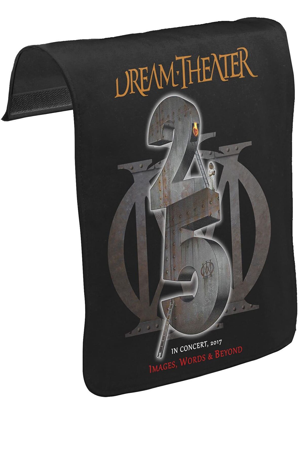 Dream Theater - In Concert 2017 Unisex Siyah Tak-Çıkar Postacı Çanta Kapağı CK-1139