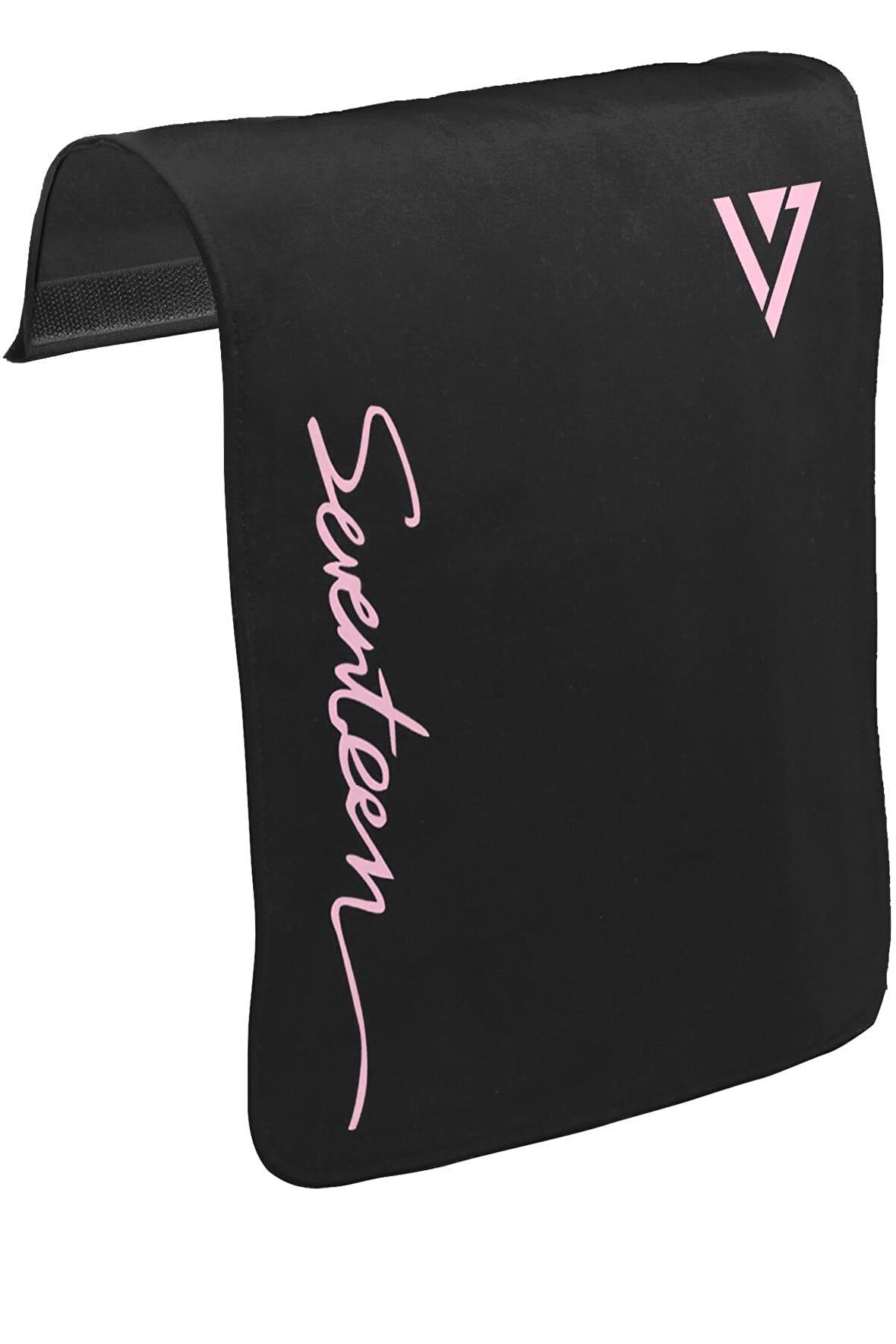 Seventeen - Logo Unisex Siyah Tak-Çıkar Postacı Çanta Kapağı CK-1168