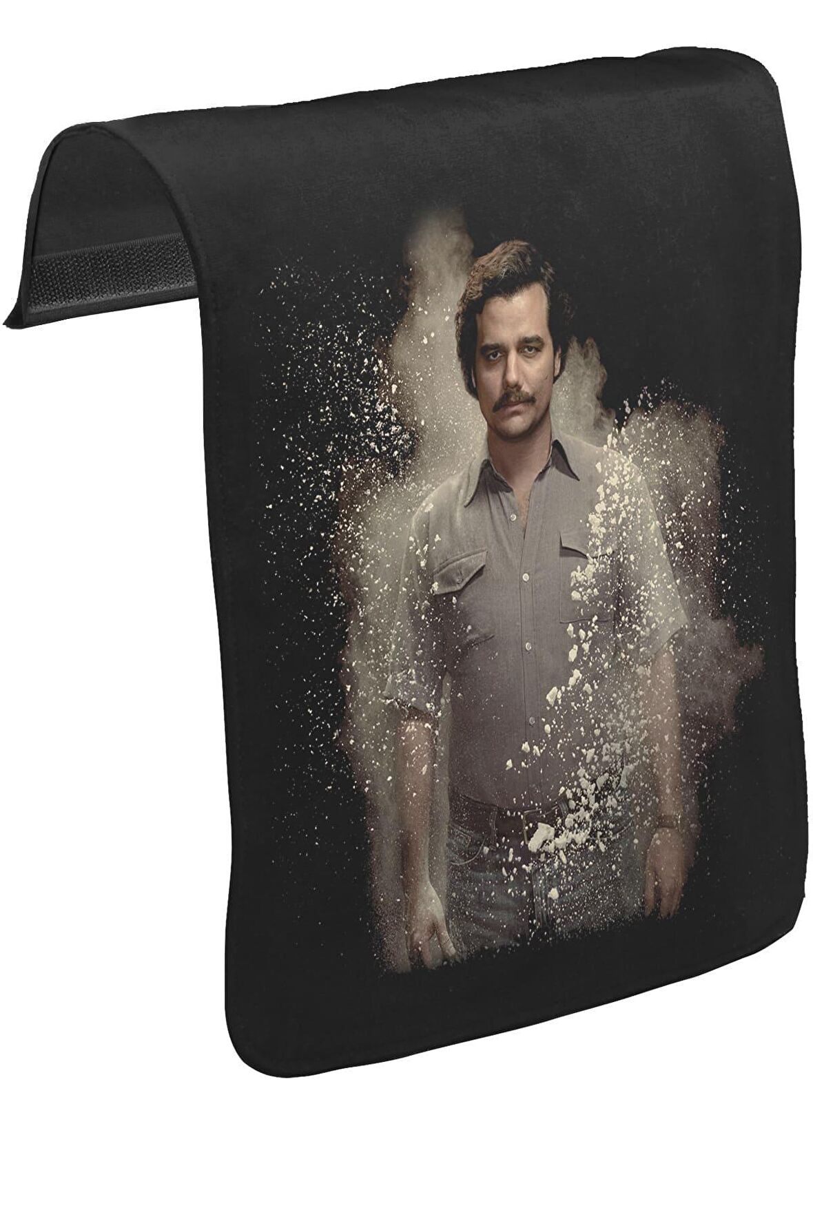 Narcos - Pablo Escobar Unisex Siyah Tak-Çıkar Postacı Çanta Kapağı CK-1220