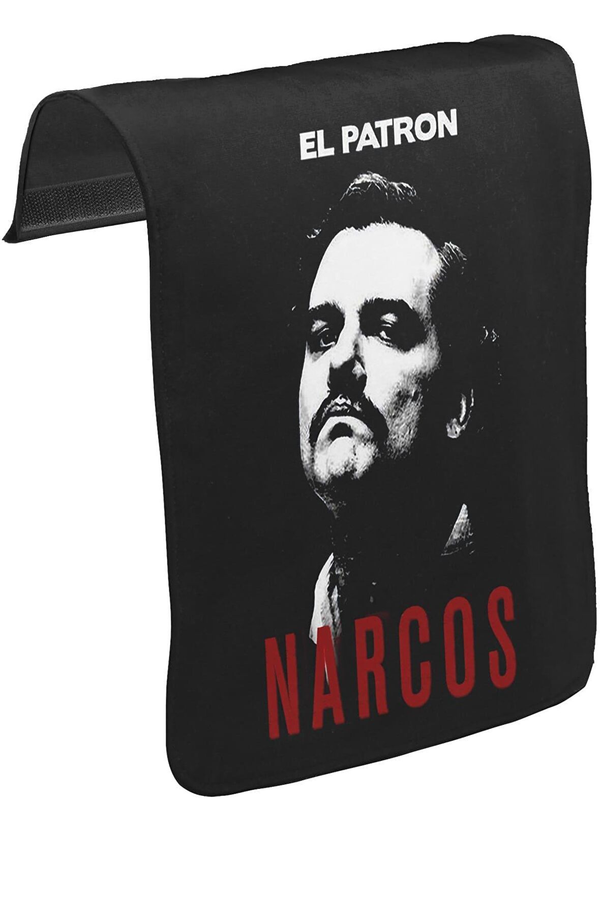 Narcos - El Patron Unisex Siyah Tak-Çıkar Postacı Çanta Kapağı CK-1222