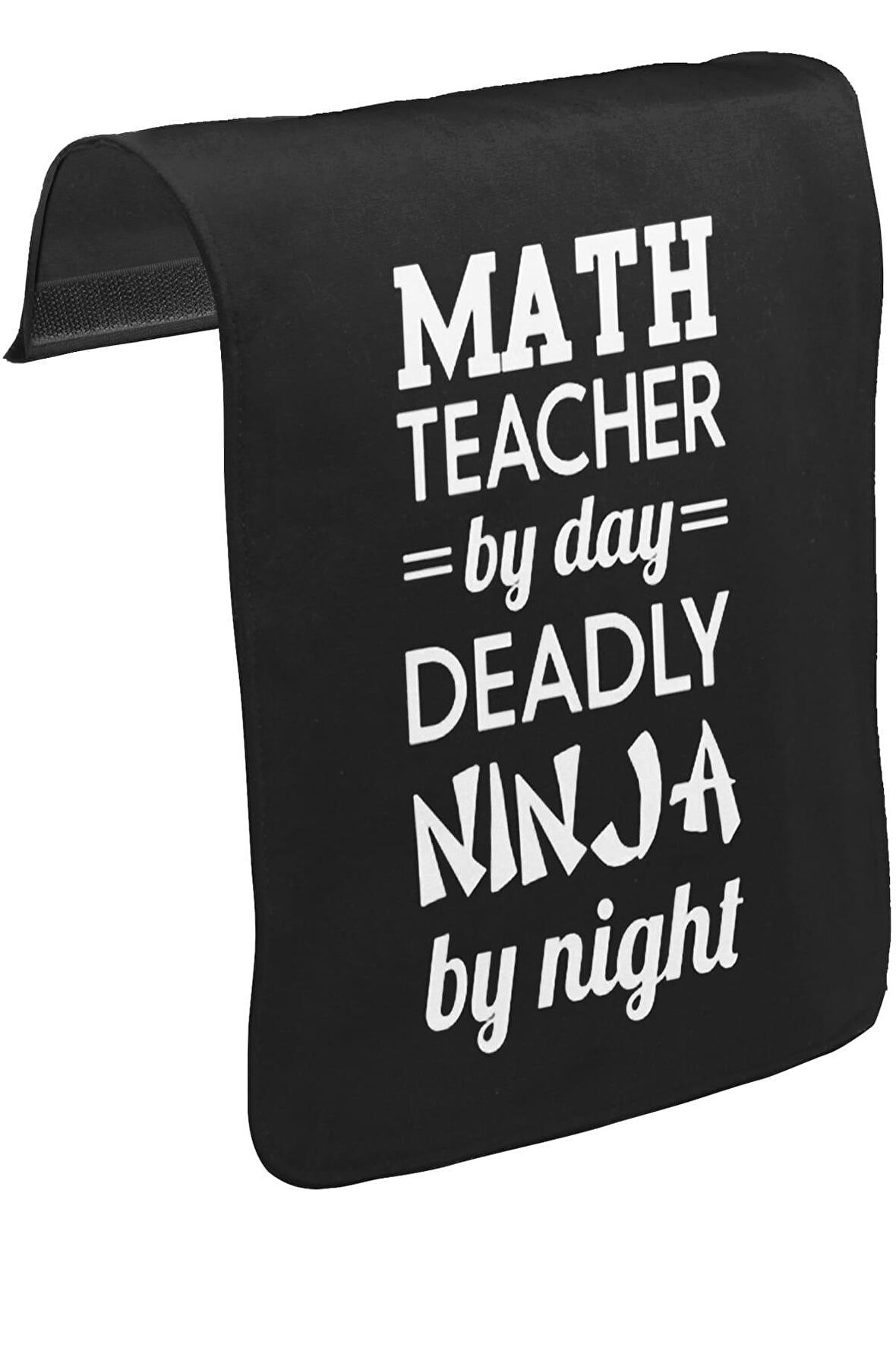 Math Teacher by Day  Öğretmenler Günü Unisex Siyah Tak-Çıkar Postacı Çanta Kapağı CK-1230
