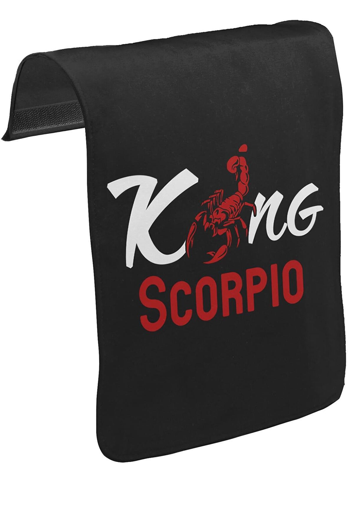 Burç - Scorpio King Unisex Siyah Tak-Çıkar Postacı Çanta Kapağı CK-1237