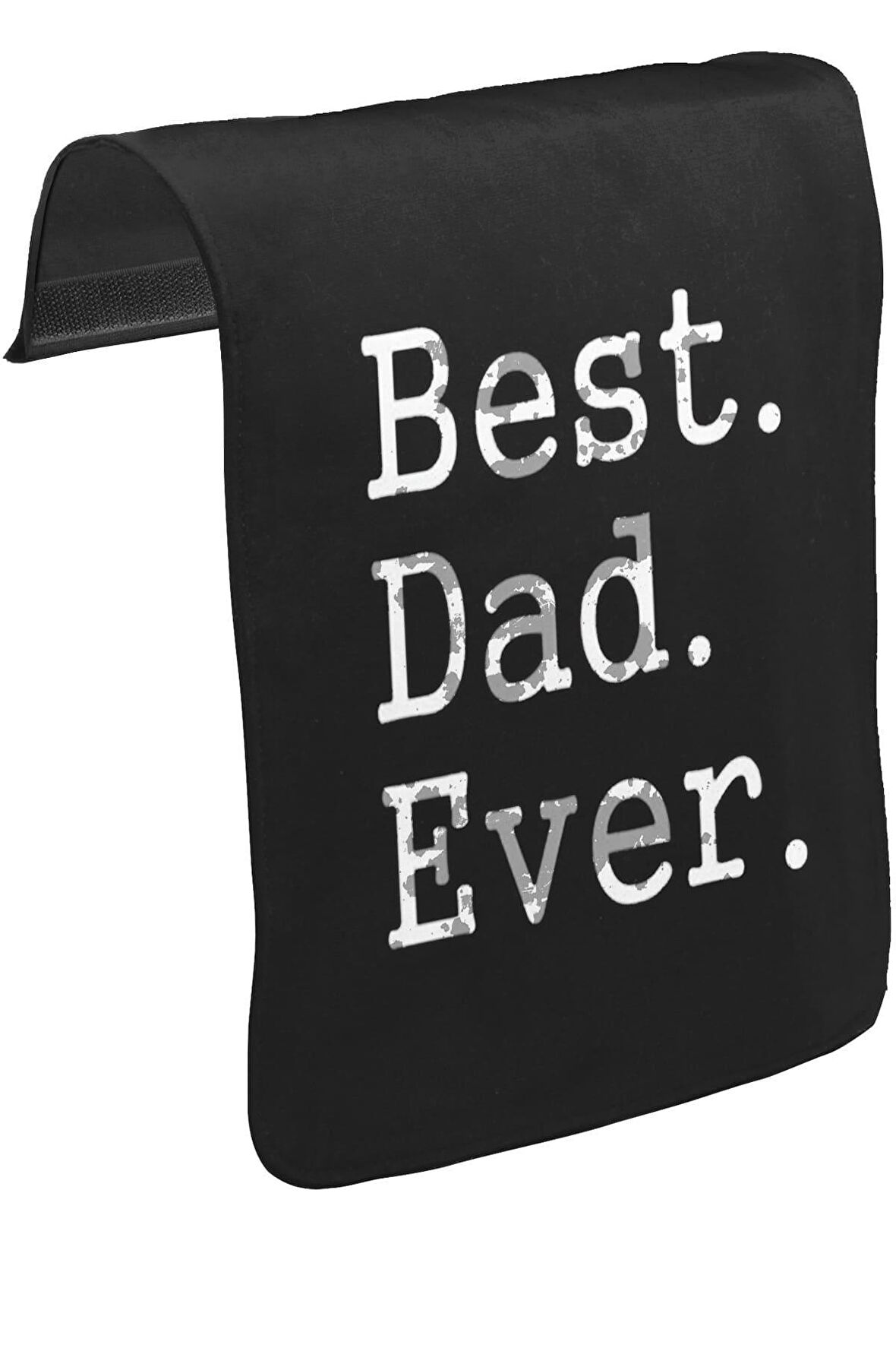 Best Dad Ever Unisex Siyah Tak-Çıkar Postacı Çanta Kapağı CK-1252