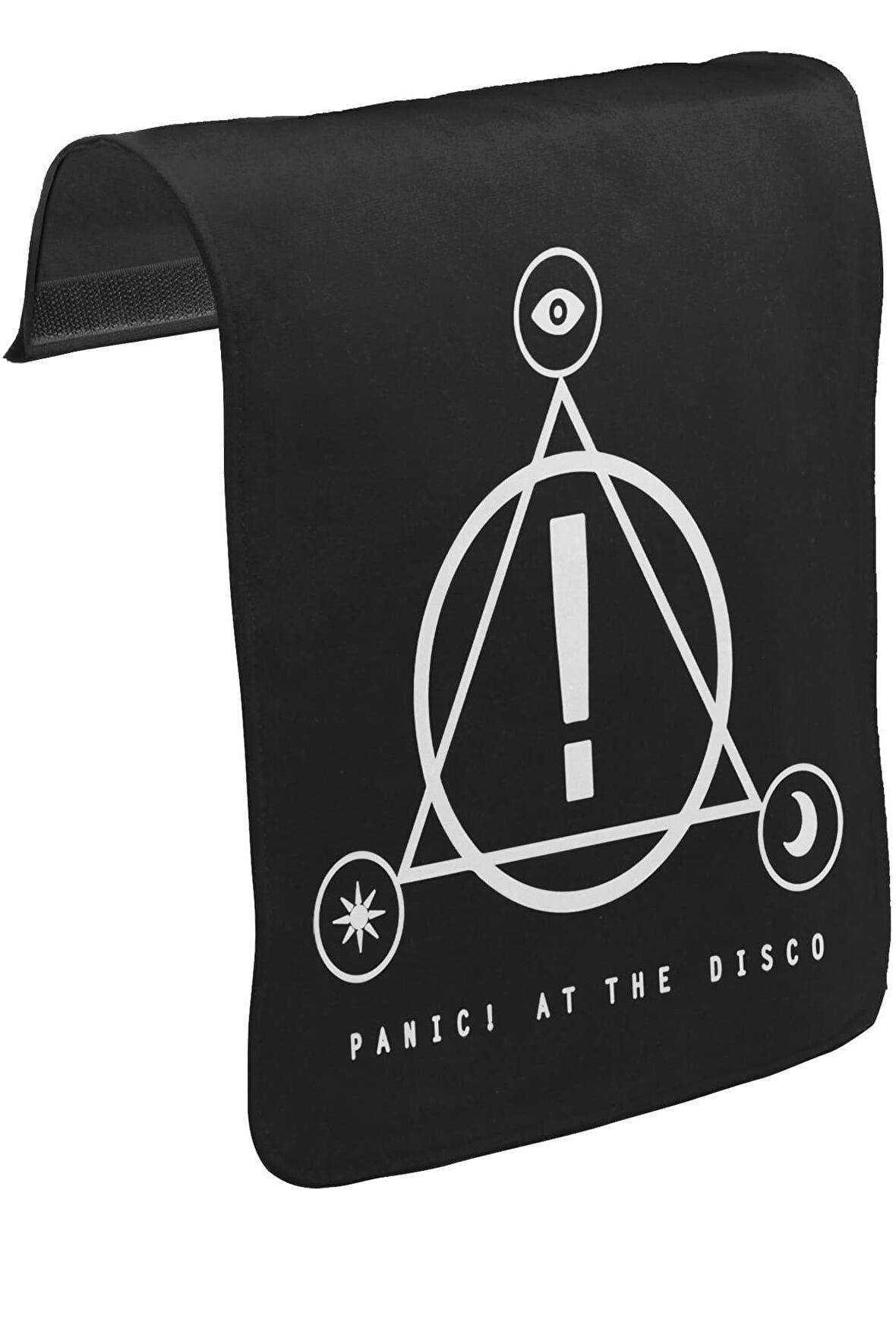 Panic at the Disco! - Triangle Unisex Siyah Tak-Çıkar Postacı Çanta Kapağı CK-1266