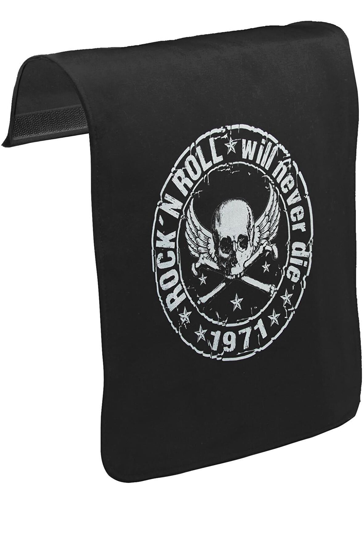Rock 'N Roll Unisex Siyah Tak-Çıkar Postacı Çanta Kapağı CK-127